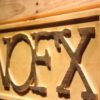 NOFX Wood Sign