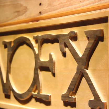 NOFX Wood Sign neon sign LED