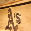 Oakland Athletics A`s Logo Wood Sign