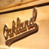 Oakland Athletics Oakland Wordmark Wood Sign