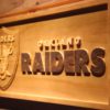 Oakland Raiders 2 Wood Sign