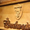 Oakland Raiders Budweiser Wood Sign