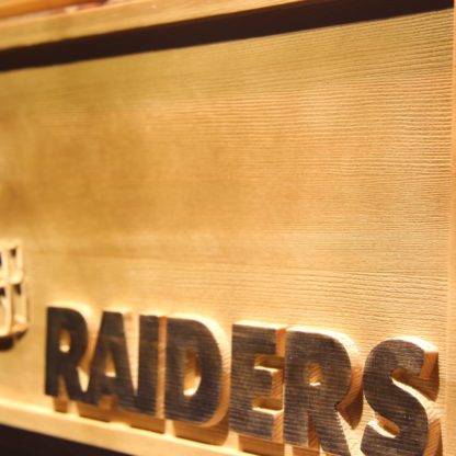 Oakland Raiders Helmet Wood Sign neon sign LED