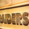 Oakland Raiders Text Wood Sign