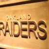 Oakland Raiders Wood Sign