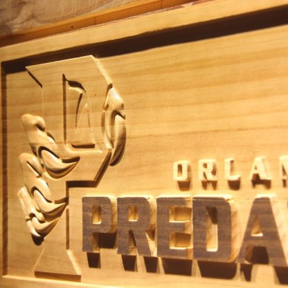 Orlando Predators Wood Sign - Legacy Edition neon sign LED