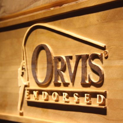 Orvis Endorsed Wood Sign neon sign LED