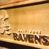 Baltimore Ravens Helmet Wood Sign