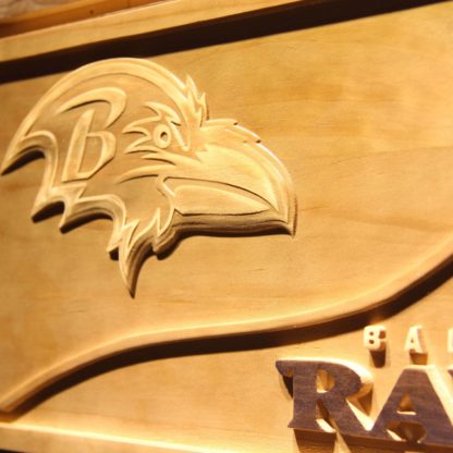 Baltimore Ravens Split Wood Sign neon sign LED