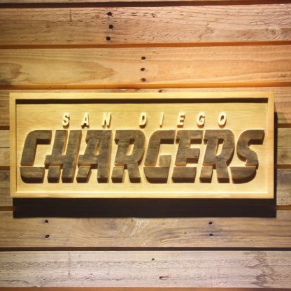 San Diego Chargers 2007-2016 A Wood Sign - Legacy Edition neon sign LED