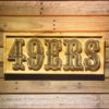 San Francisco 49ers 1972-2004 Logo Wood Sign - Legacy Edition