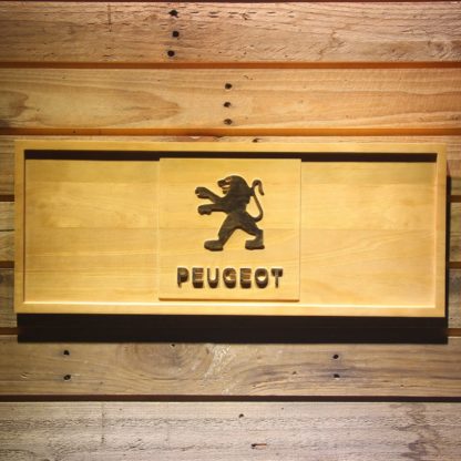 Peugeot Wood Sign neon sign LED