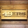 San Francisco 49ers Text Wood Sign
