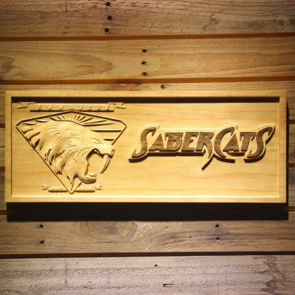 San Jose Sabercats Wood Sign - Legacy Edition neon sign LED