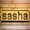 Sasha Wood Sign