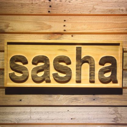 Sasha Wood Sign neon sign LED