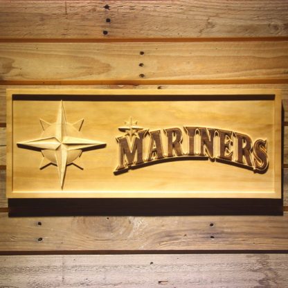 Seattle Mariners 3 Wood Sign neon sign LED
