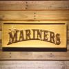 Seattle Mariners 4 Wood Sign