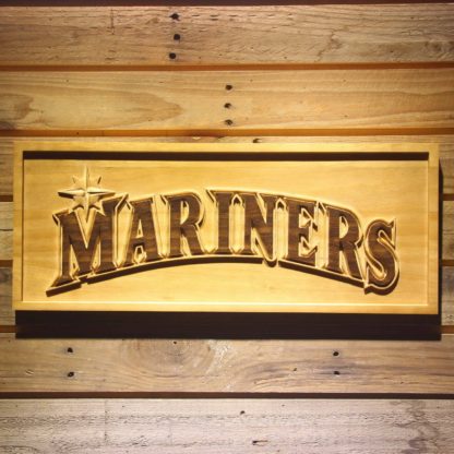 Seattle Mariners 4 Wood Sign neon sign LED