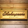 Shakespeare Wood Sign