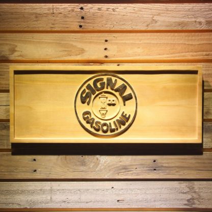 Signal Gasoline Wood Sign neon sign LED