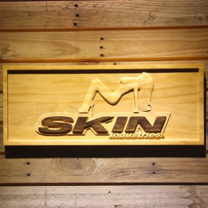 Skin Industries Woman`s Silhouette Wood Sign neon sign LED