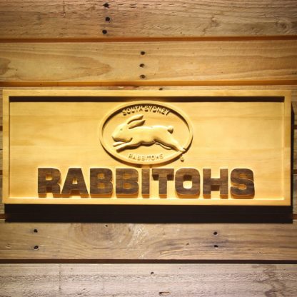 South Sydney Rabbitohs Wood Sign neon sign LED