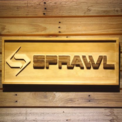 Sprawl Wood Sign neon sign LED