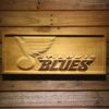 St. Louis Blues Wood Sign