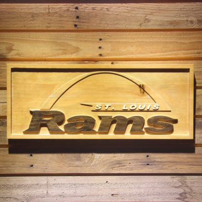 St Louis Rams 1995-1999 Wood Sign - Legacy Edition neon sign LED