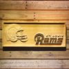 St Louis Rams Helmet Wood Sign - Legacy Edition