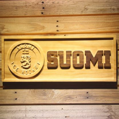 Suomi Ice Hockey Wood Sign neon sign LED