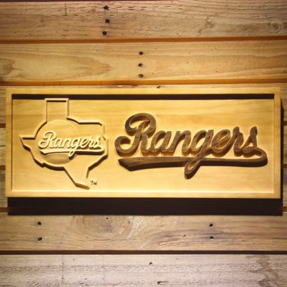 Texas Rangers 1984-1993 Wood Sign - Legacy Edition neon sign LED