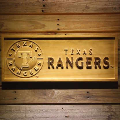 Texas Rangers Wood Sign neon sign LED