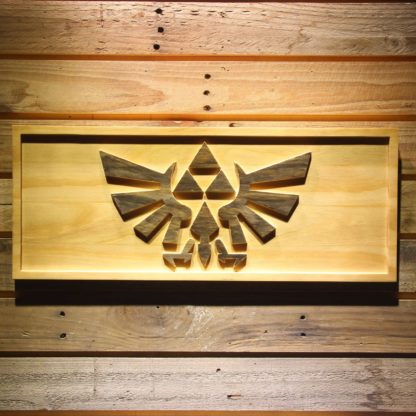 The Legend of Zelda Triforce Wood Sign neon sign LED