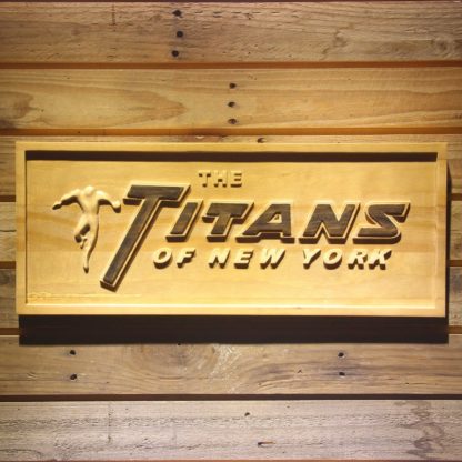 Titans of New York Wood Sign - Legacy Edition neon sign LED