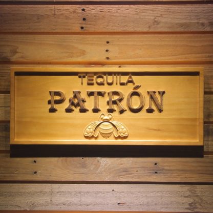 Patron Tequila Wood Sign neon sign LED