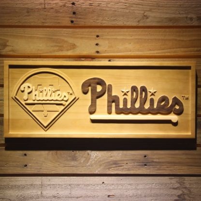 Philadelphia Phillies Wood Sign neon sign LED