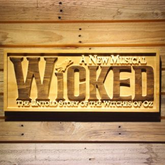 Wicked The Musical Wood Sign neon sign LED