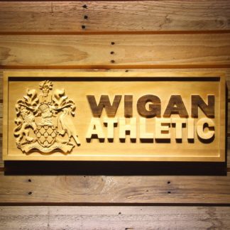 Wigan Athletic FC Wood Sign - Legacy Edition neon sign LED