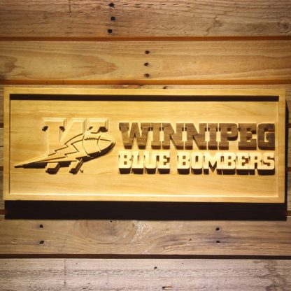 Winnipeg Blue Bombers Wood Sign - Legacy Edition neon sign LED