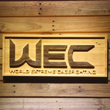 World Extreme Cagefighting Wood Sign neon sign LED