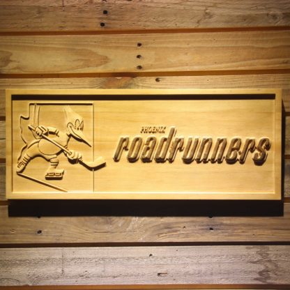 Phoenix Roadrunners Wood Sign - Legacy Edition neon sign LED