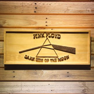 Pink Floyd Dark Side of the Moon Triangle Wood Sign neon sign LED