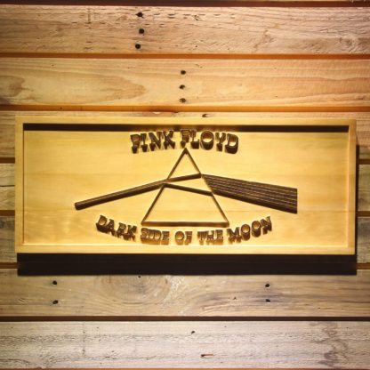 Pink Floyd Dark Side of the Moon Triangle Wood Sign neon sign LED