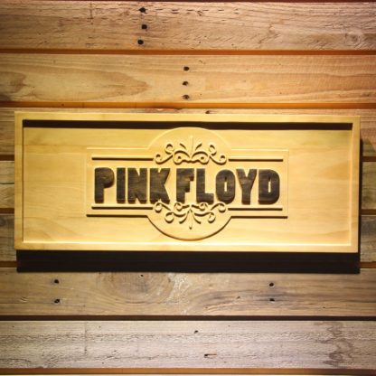 Pink Floyd Old Time Logo Wood Sign neon sign LED