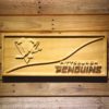 Pittsburgh Penguins Split Wood Sign