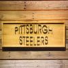 Pittsburgh Steelers Text Wood Sign