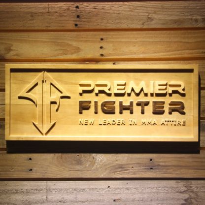 Premier Fighter Wood Sign neon sign LED