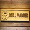 Real Madrid CF Crest Wood Sign